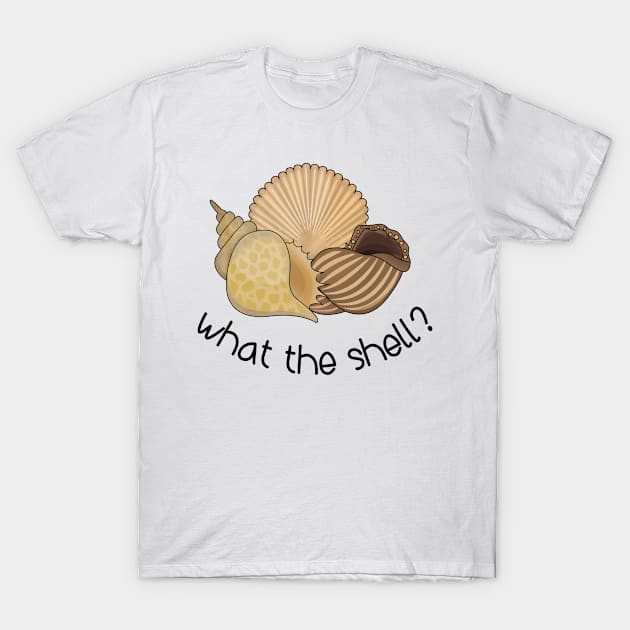 what the shell funny T-Shirt by labatchino